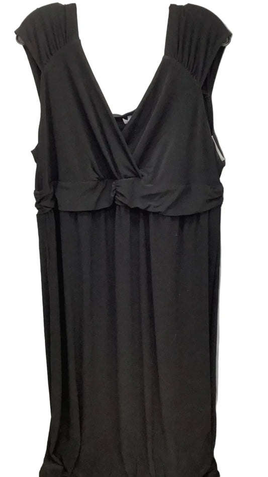 Dress Casual Maxi By Ny Collection In Black, Size: 3x