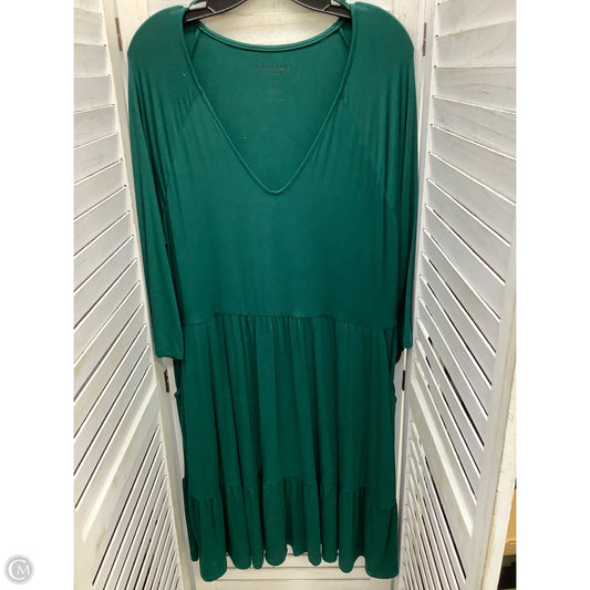 Dress Casual Midi By Torrid In Green, Size: 2x