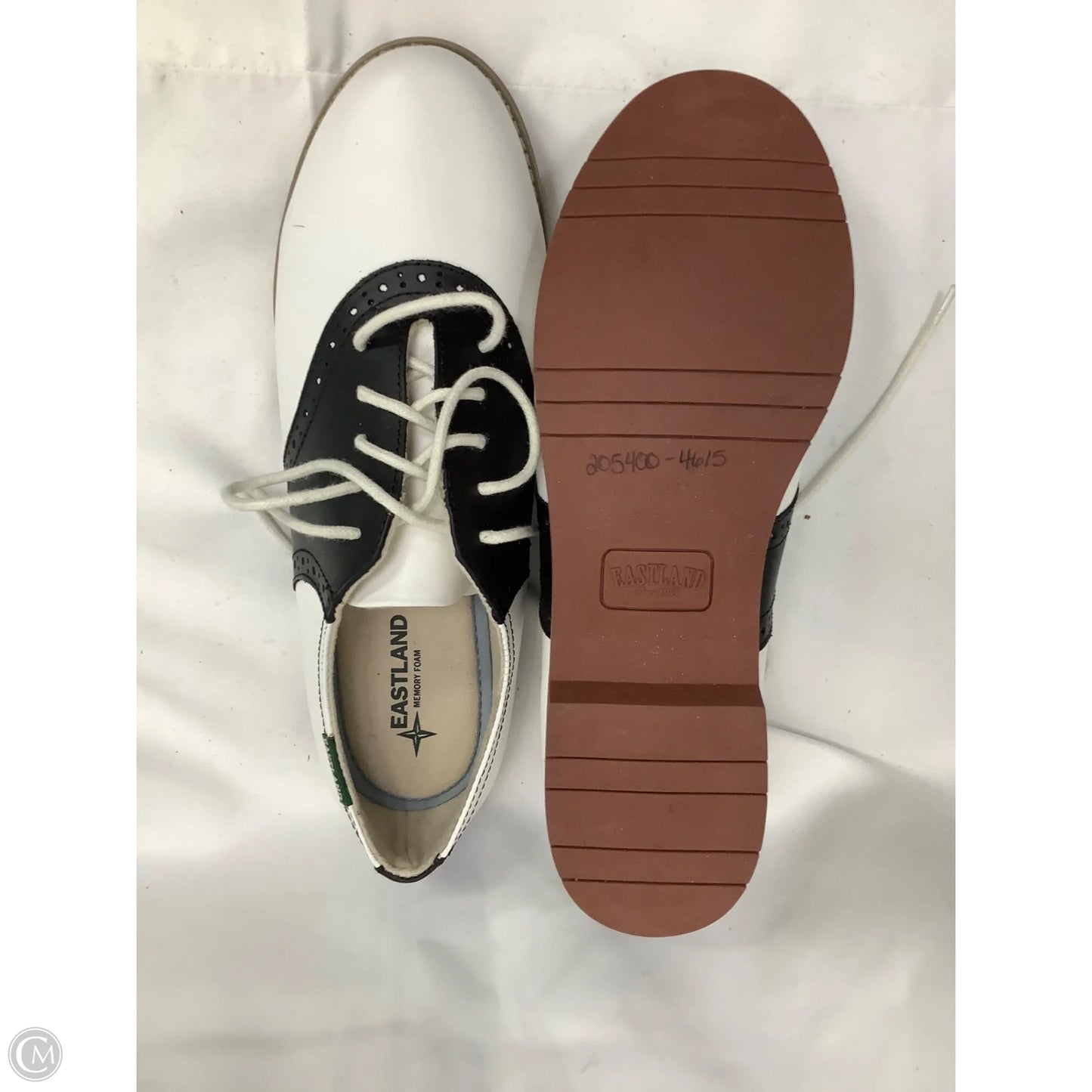 Shoes Flats By Eastland In Black & White, Size: 10