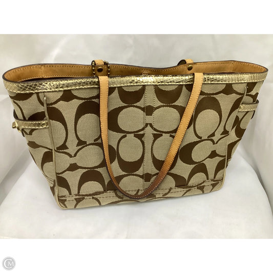 Handbag Designer By Coach, Size: Large