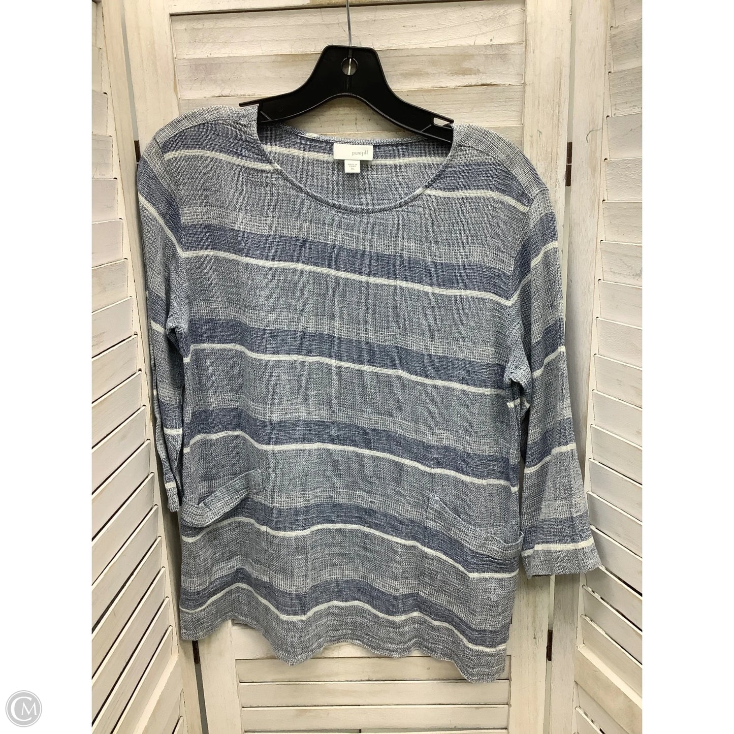Top Long Sleeve By Pure Jill In Blue, Size: Xs
