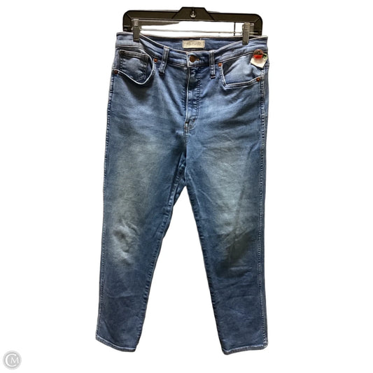 Jeans Straight By Madewell In Blue Denim, Size: 6