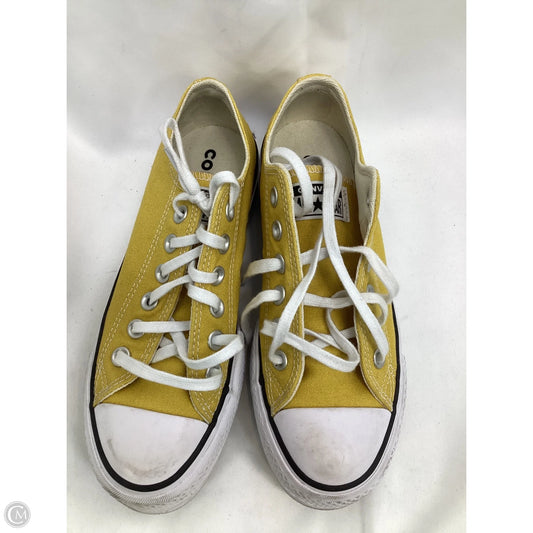Shoes Sneakers Platform By Converse In Gold, Size: 5.5