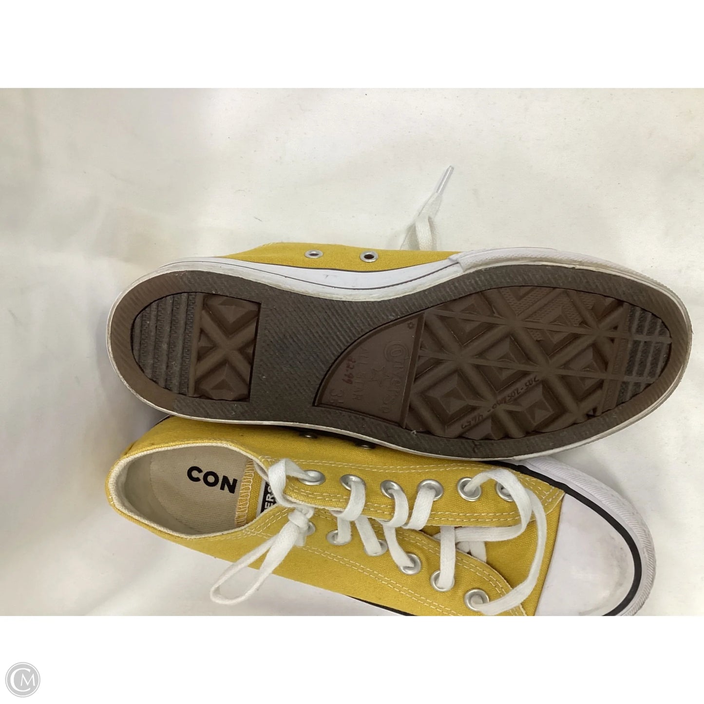 Shoes Sneakers Platform By Converse In Gold, Size: 5.5