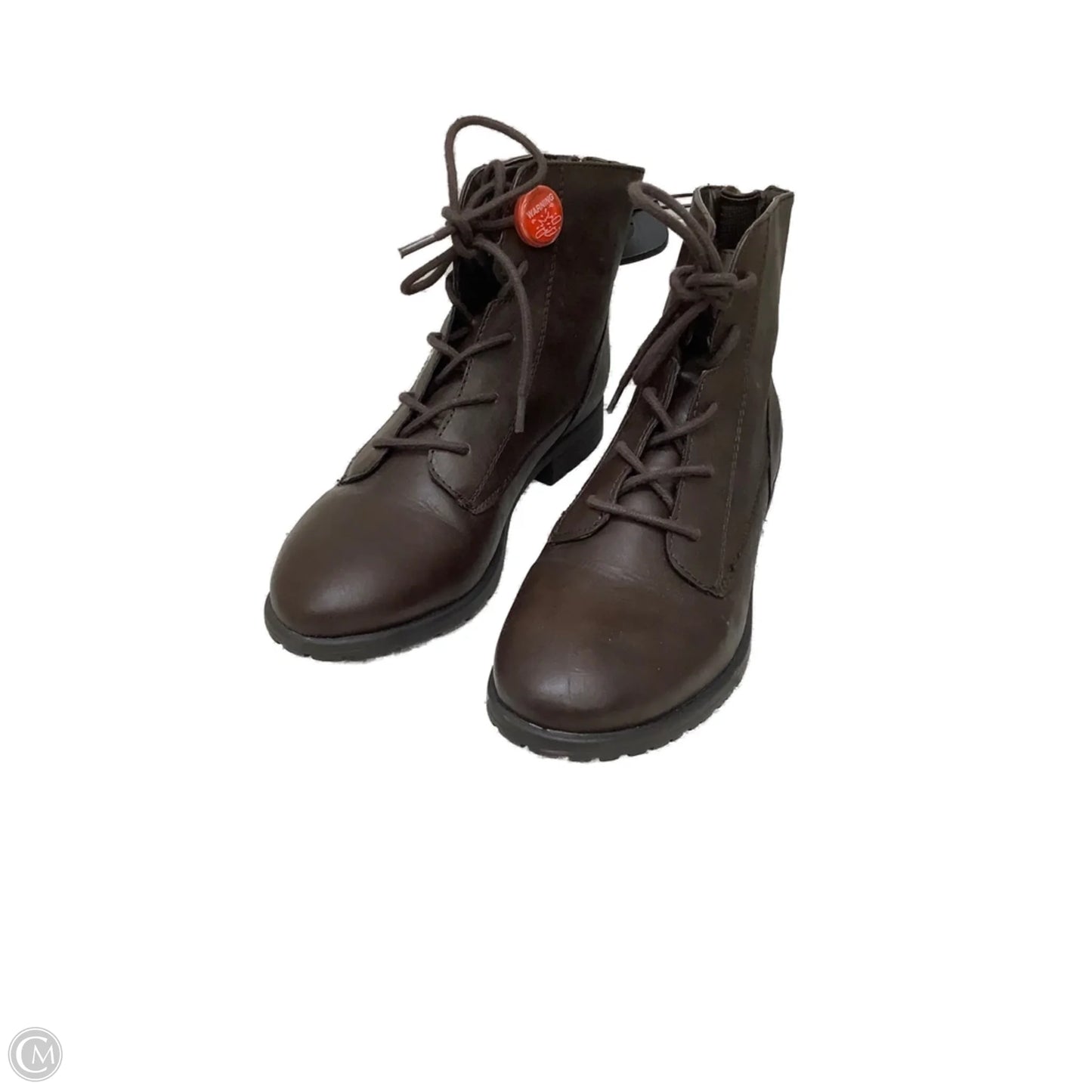 Boots Combat By Style And Company In Brown, Size: 7.5