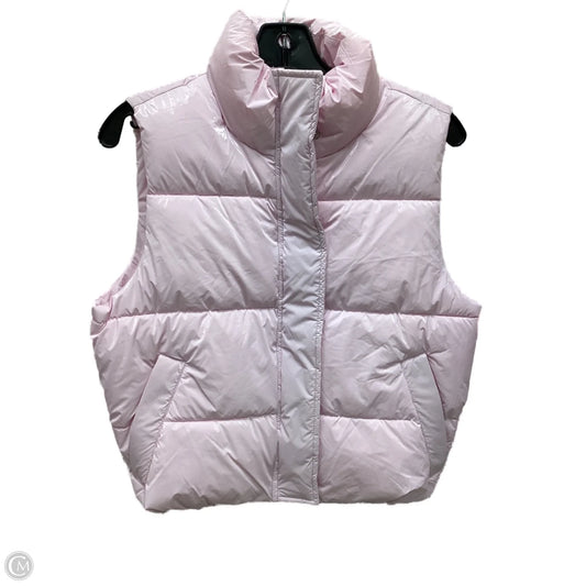 Vest Puffer & Quilted By Pink In Pink, Size: S