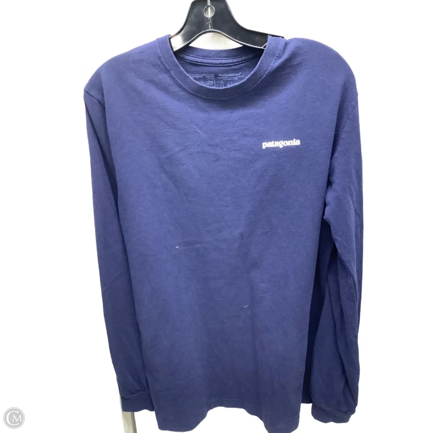 Top Long Sleeve Basic By Patagonia In Navy, Size: M