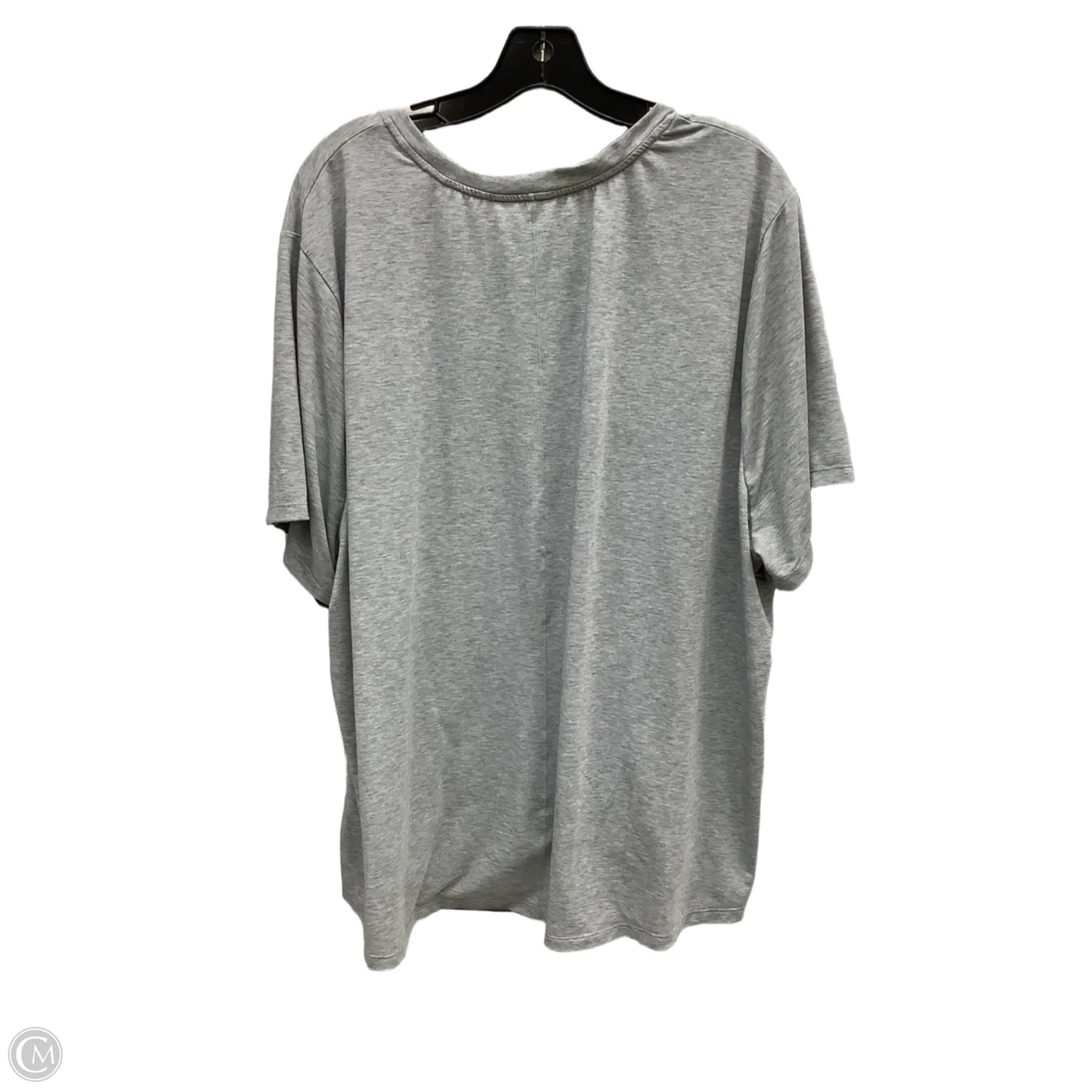 Top Short Sleeve Basic By Nike In Grey, Size: 2x