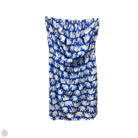 Dress Designer By Lilly Pulitzer In Blue & White, Size: L