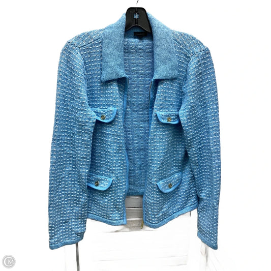 Jacket Other By Talbots In Blue & White, Size: M