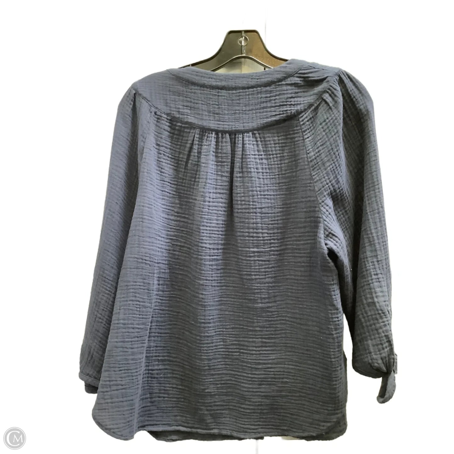 Top Long Sleeve By Talbots In Navy, Size: S