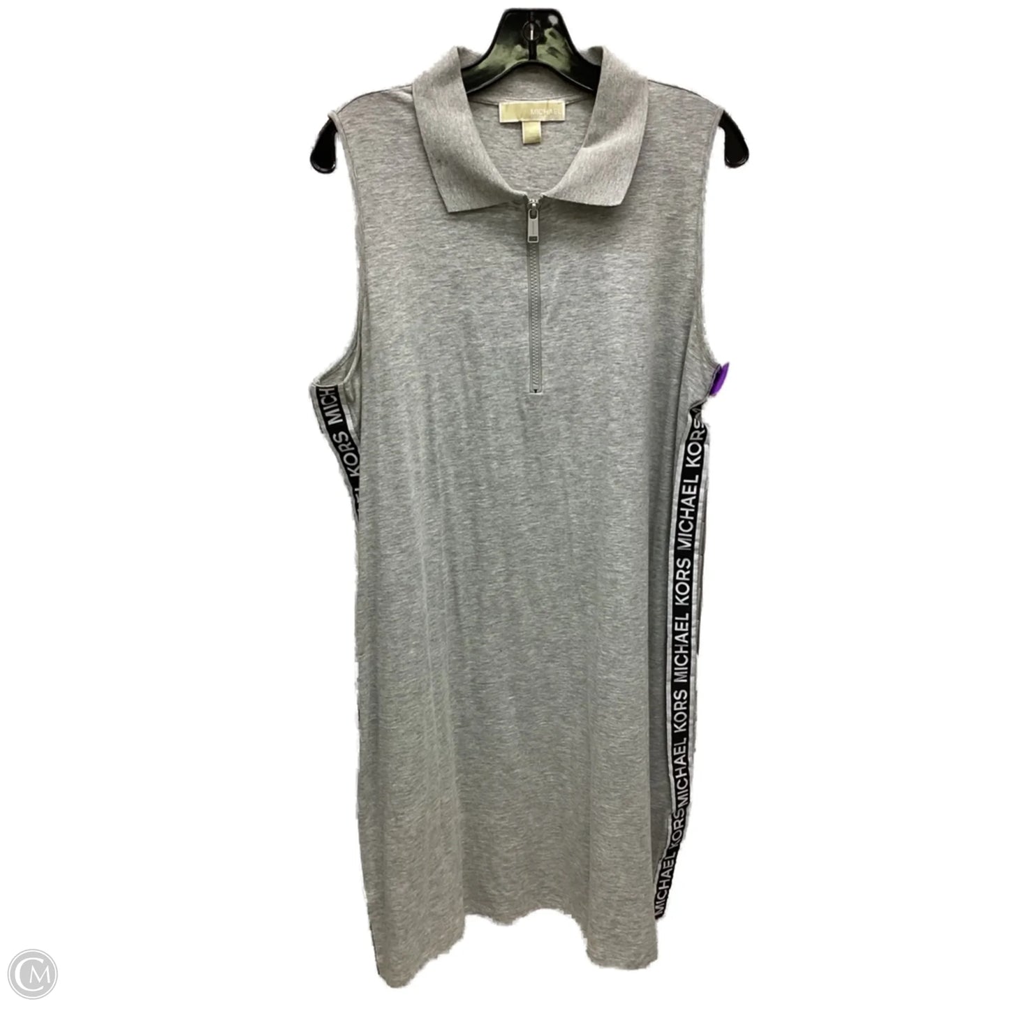 Dress Designer By Michael Kors In Grey, Size: Xl