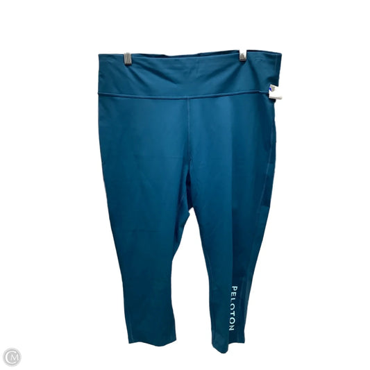 Athletic Capris By Clothes Mentor In Teal, Size: 3x