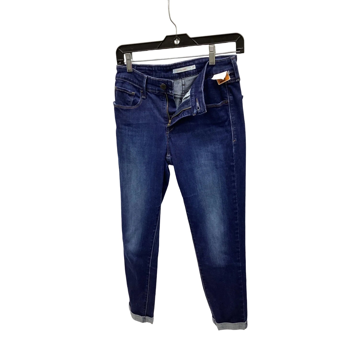 Jeans Boot Cut By Levis In Blue Denim, Size: 4