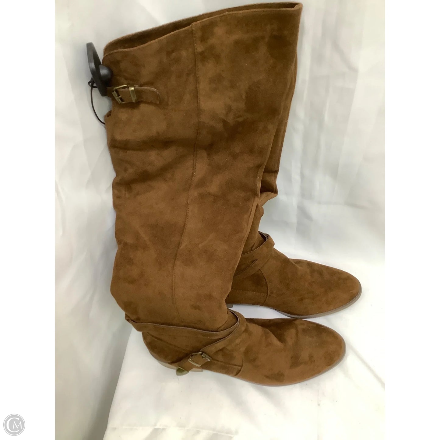 Boots Over-the-knee Flats By Merona In Brown, Size: 10