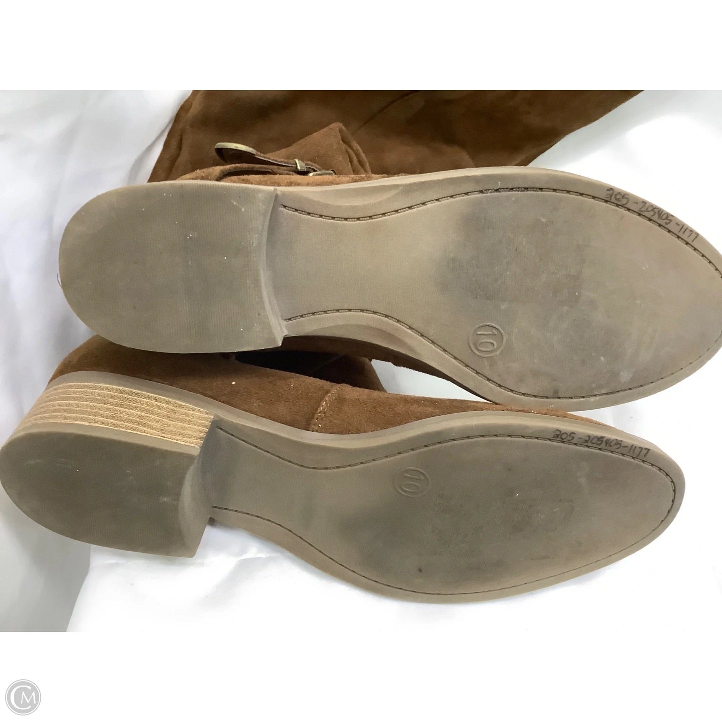 Boots Over-the-knee Flats By Merona In Brown, Size: 10