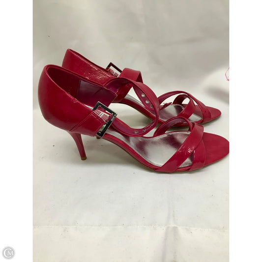 Shoes Heels Kitten By Clothes Mentor In Pink, Size: 11