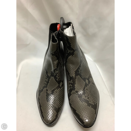 Boots Ankle Heels By Calvin Klein In Snakeskin Print, Size: 10