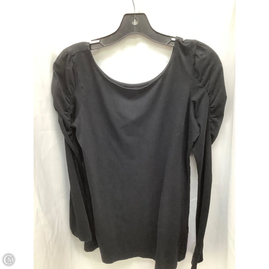 Top Long Sleeve Designer By Lilly Pulitzer In Black, Size: L