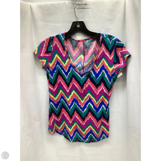Top Short Sleeve Designer By Lilly Pulitzer In Multi-colored, Size: Xs