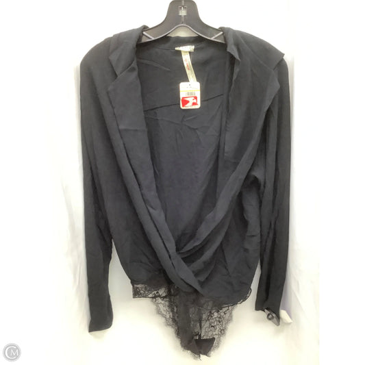 Top Long Sleeve By Free People In Black, Size: S