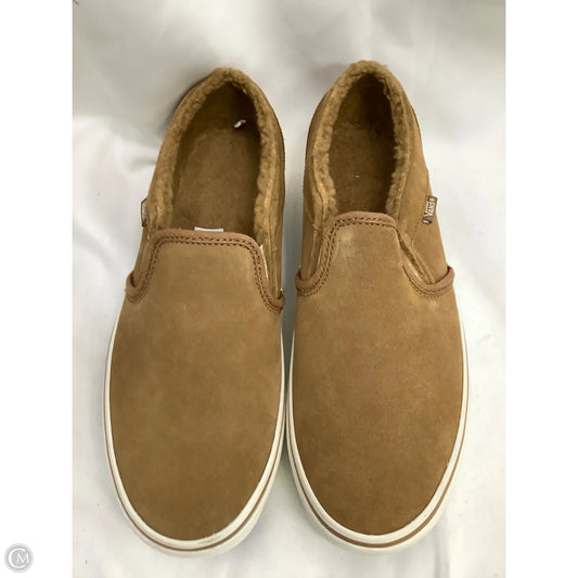 Shoes Flats By Vans In Brown, Size: 9.5