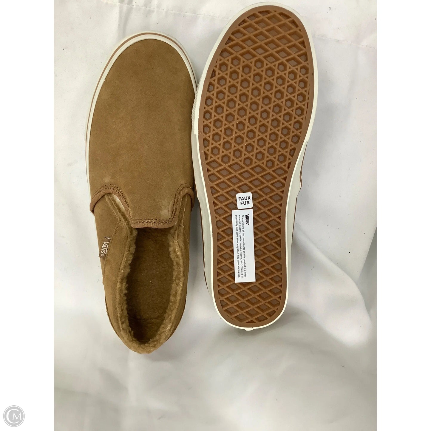 Shoes Flats By Vans In Brown, Size: 9.5
