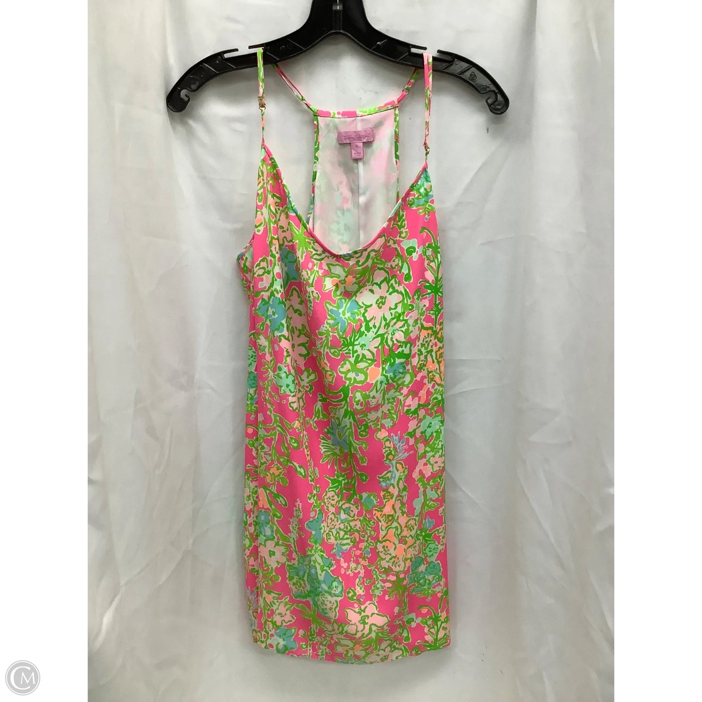 Dress Designer By Lilly Pulitzer In Green & Pink, Size: Xl