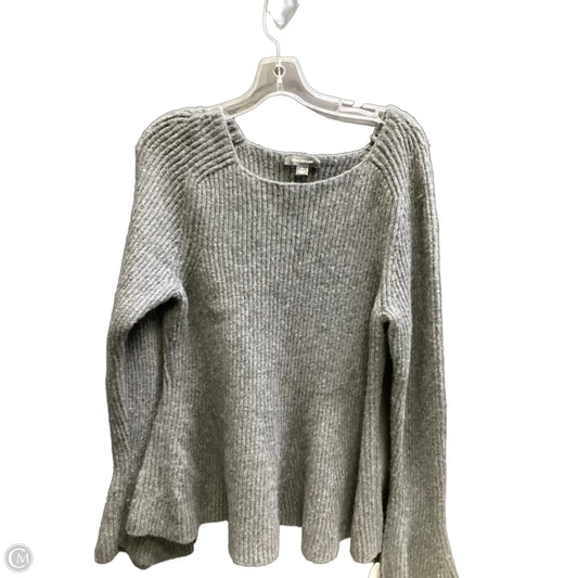 Sweater By Ann Taylor In Grey, Size: Xl
