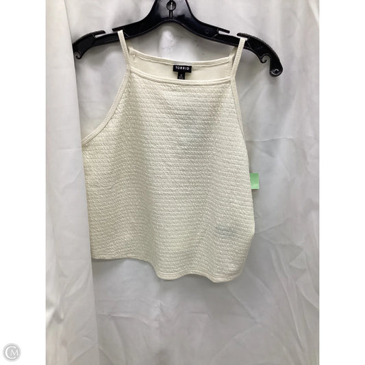 Top Sleeveless By Torrid In Ivory, Size: L