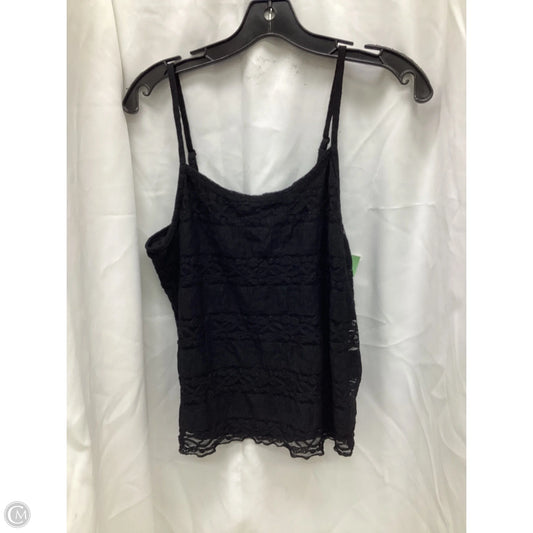 Top Sleeveless By Torrid In Black, Size: L