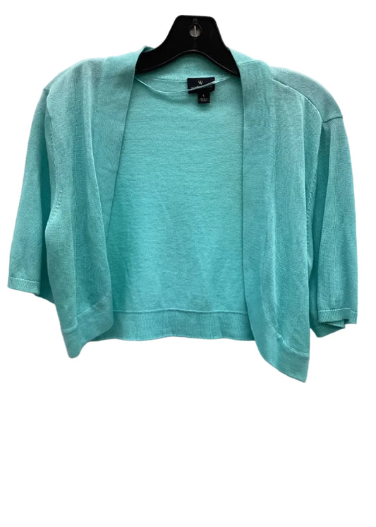 Cardigan By Worthington In Aqua, Size: L