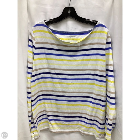 Top Long Sleeve By Talbots In Striped Pattern, Size: 2x