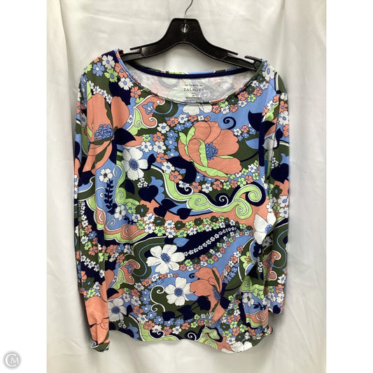 Top Long Sleeve By Talbots In Multi-colored, Size: 2x