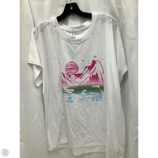 Top Short Sleeve By Lane Bryant In Multi-colored, Size: 2x