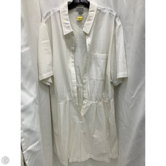 Dress Casual Midi By Ava & Viv In Ivory, Size: 1x