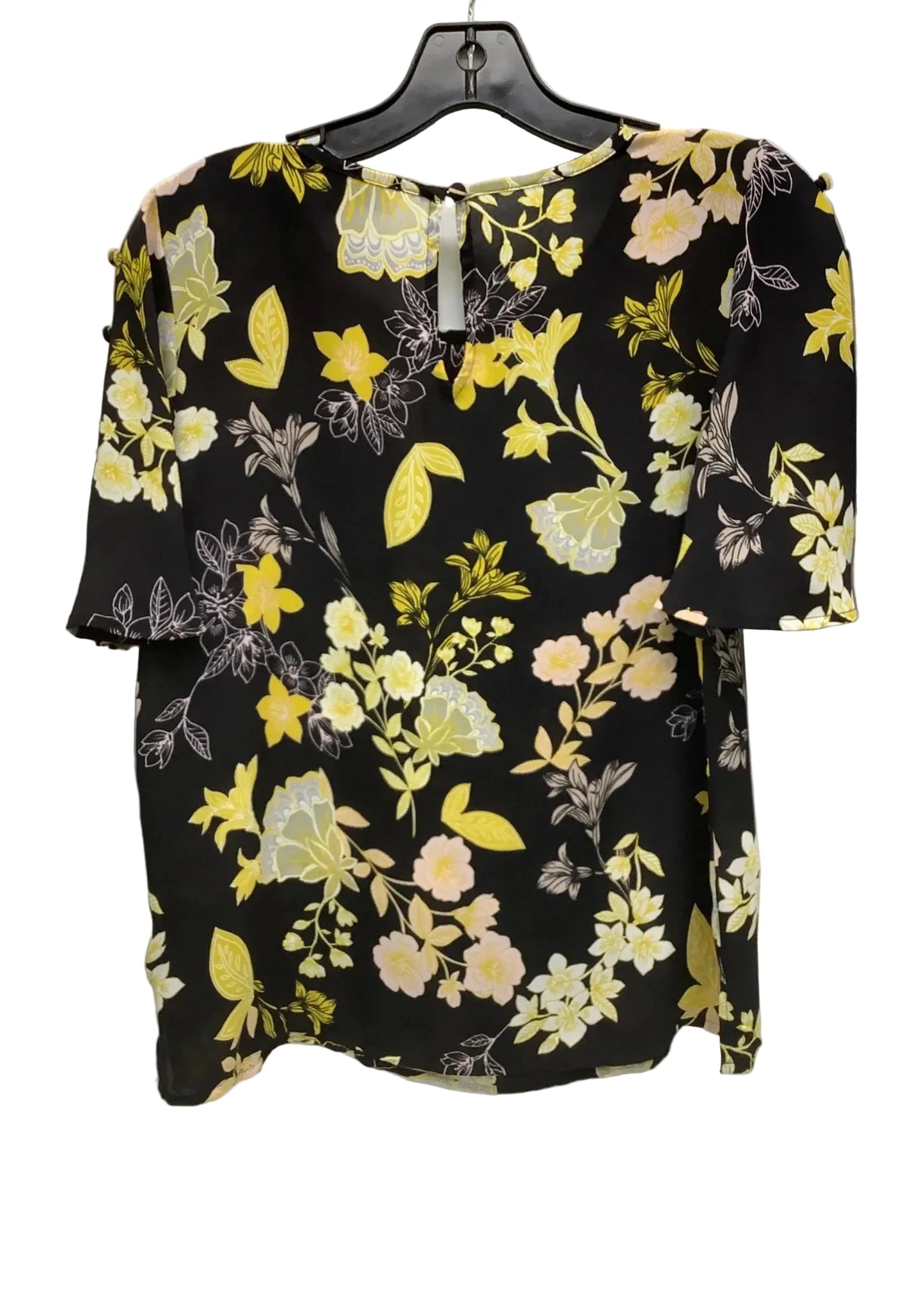 Top SS By Loft In Floral Print, Size: XS