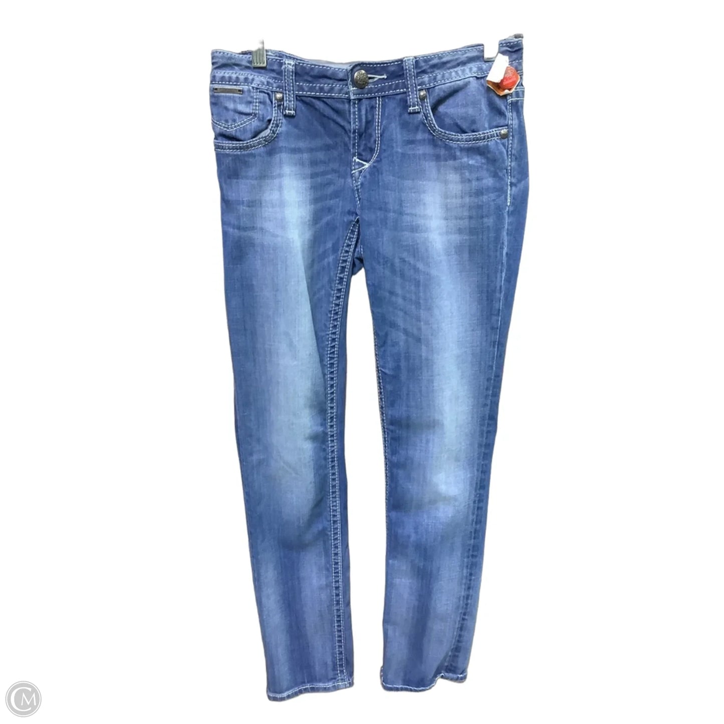 Jeans Skinny By Rerock In Blue Denim, Size: 4