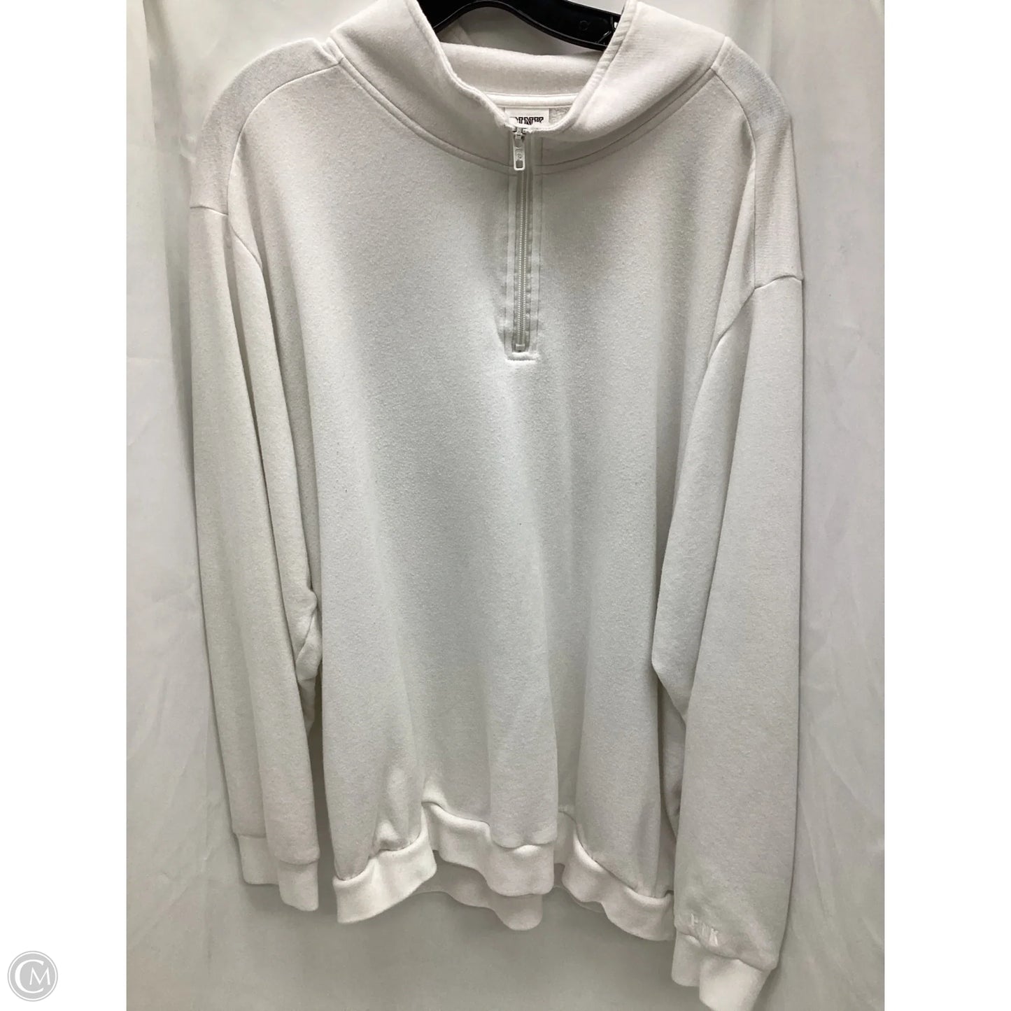 Sweatshirt Crewneck By Pink In White, Size: Xl