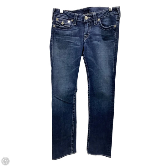 Jeans Straight By True Religion In Blue Denim, Size: 8