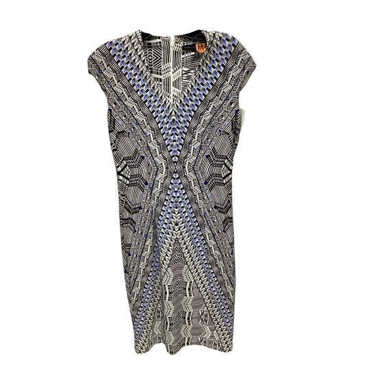 Dress Casual Midi By White House Black Market In Multi-colored, Size: 4