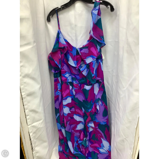 Dress Casual Maxi By London Times In Multi-colored, Size: 16