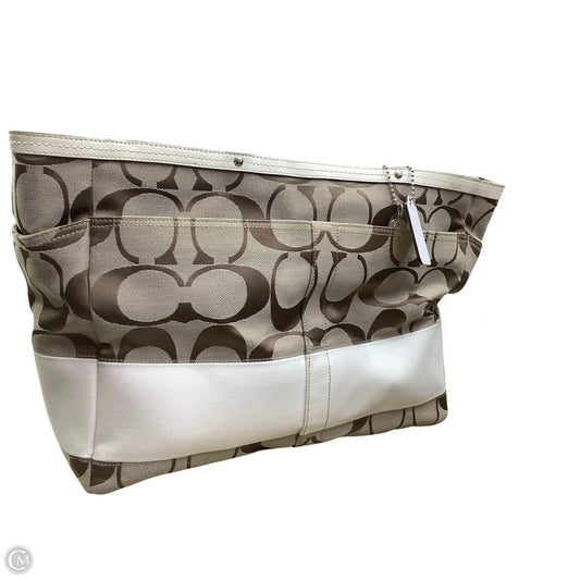 Handbag Designer By Coach, Size: Large Diaper Bag