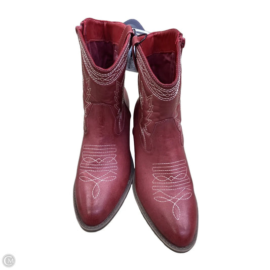 Boots Western By Coconuts In Red, Size: 8
