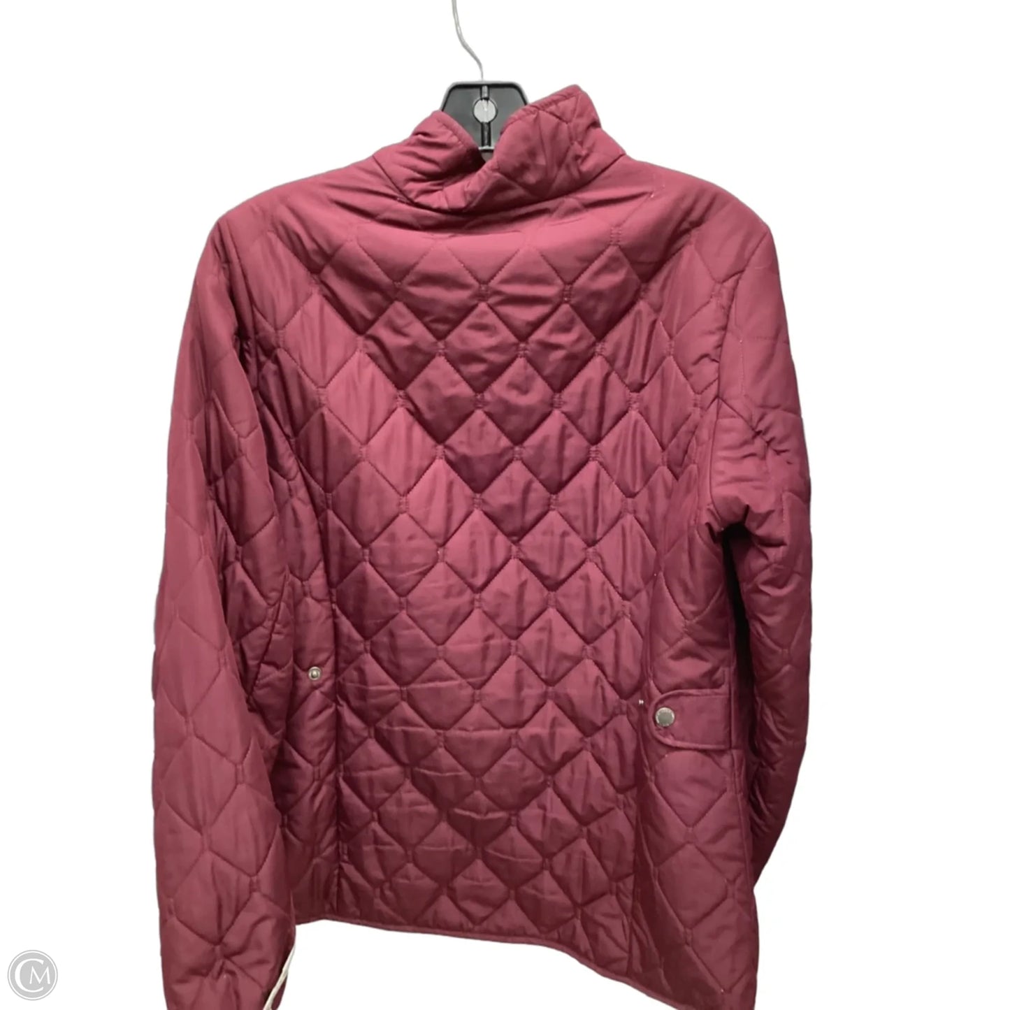 Coat Puffer & Quilted By Eddie Bauer In Red, Size: M