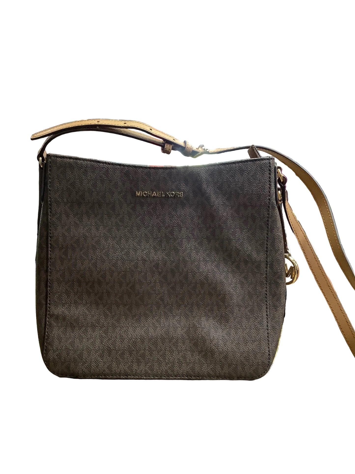 Handbag Designer By Michael Kors In Brown, Size:Medium