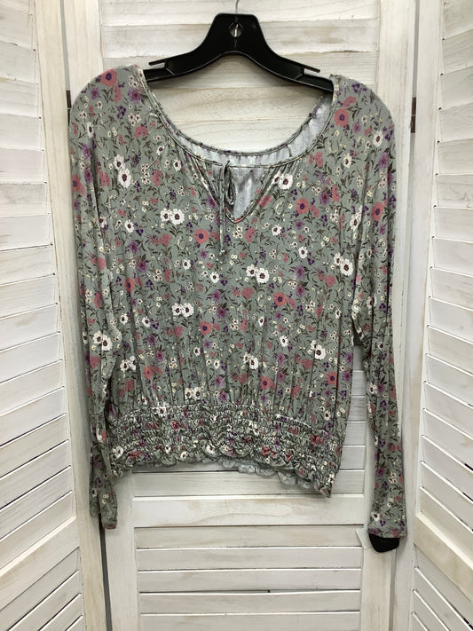 Top Long Sleeve Basic By American Eagle  Size: M