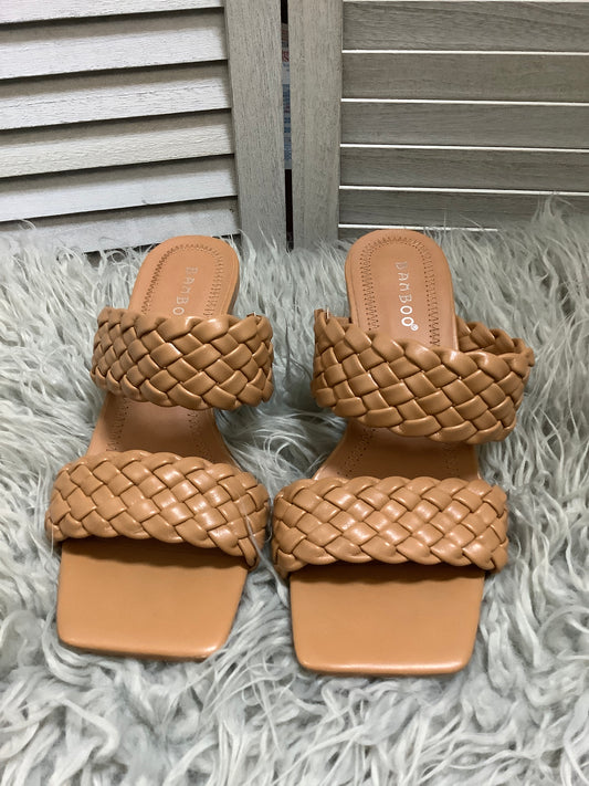 Sandals Heels Block By Bamboo  Size: 6