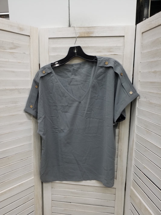 Blouse Short Sleeve By Shein  Size: Xl
