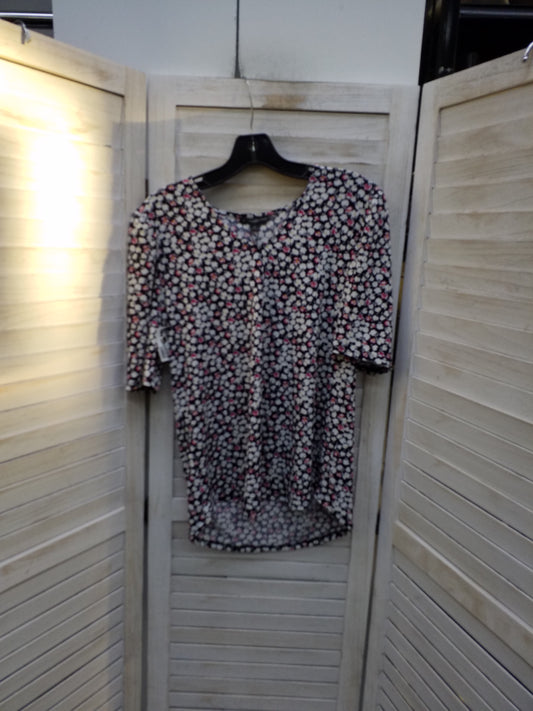 Blouse Short Sleeve By Adrianna Papell  Size: M